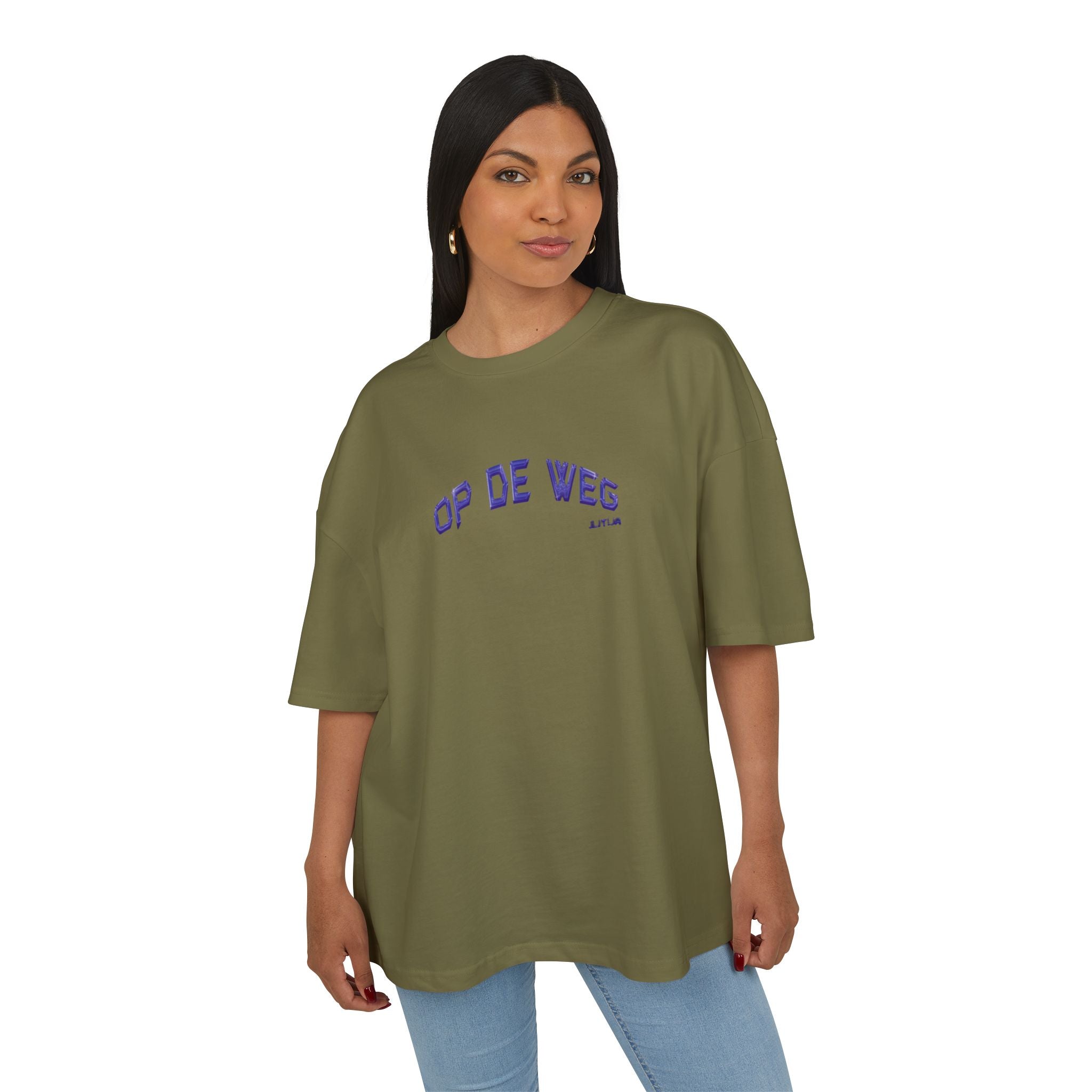 'Op de weg' Box Tee