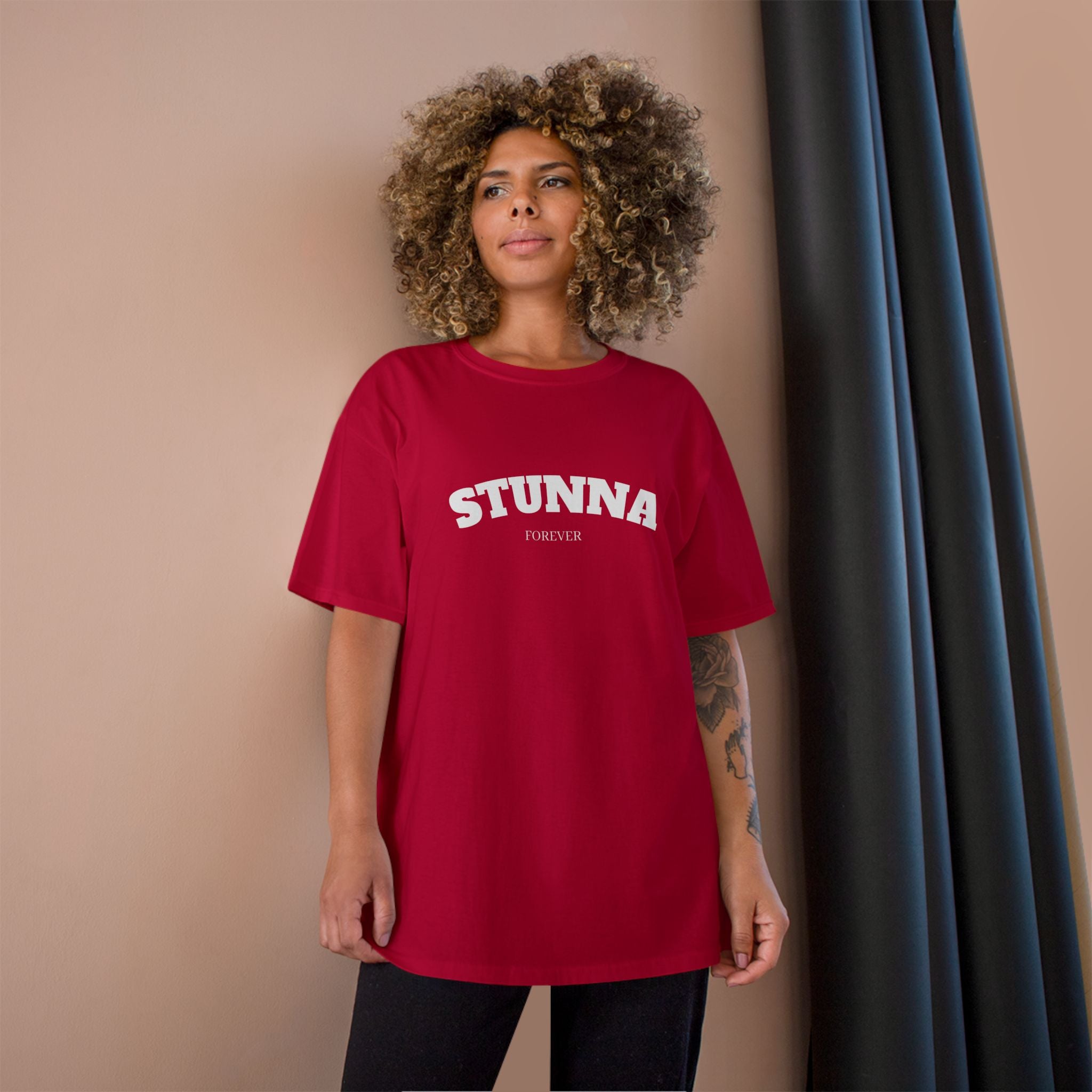 'Stunna x Champion' Tee