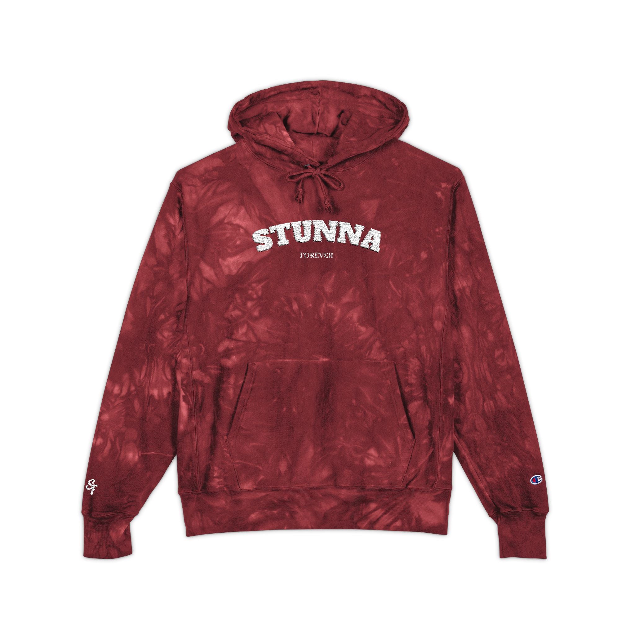 ‘Stunna x Champion’ Tie-Dye Hoodie