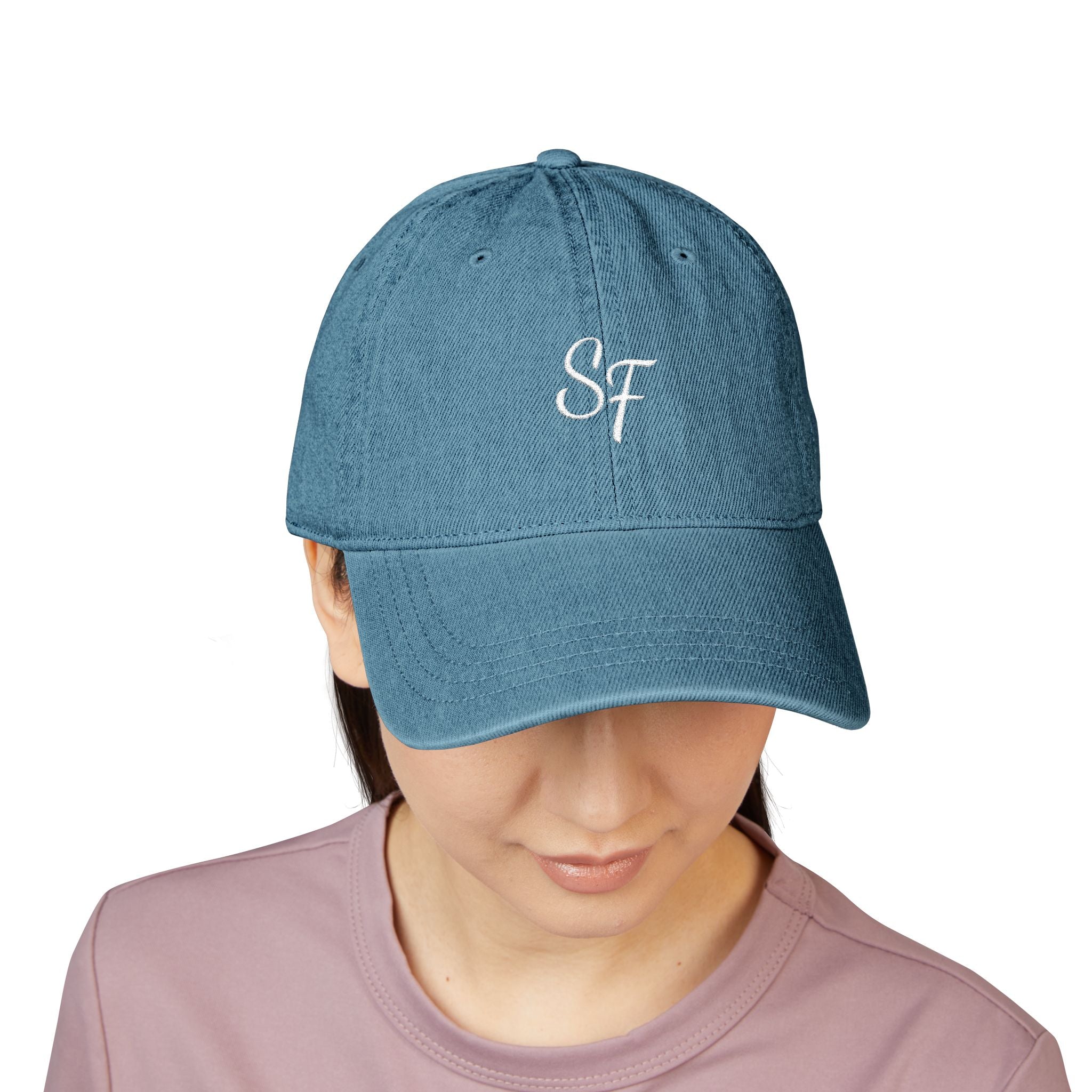 'SF' Denim Cap