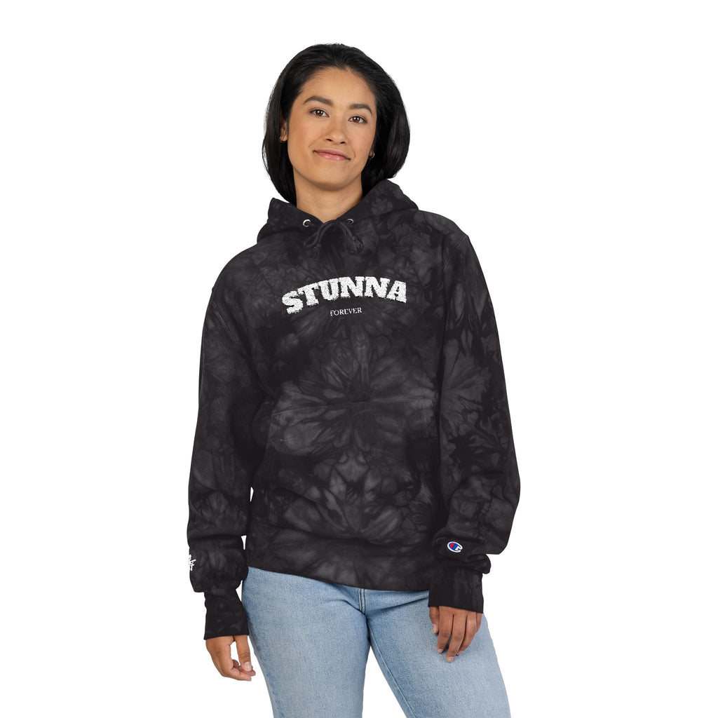 ‘Stunna x Champion’ Tie-Dye Hoodie