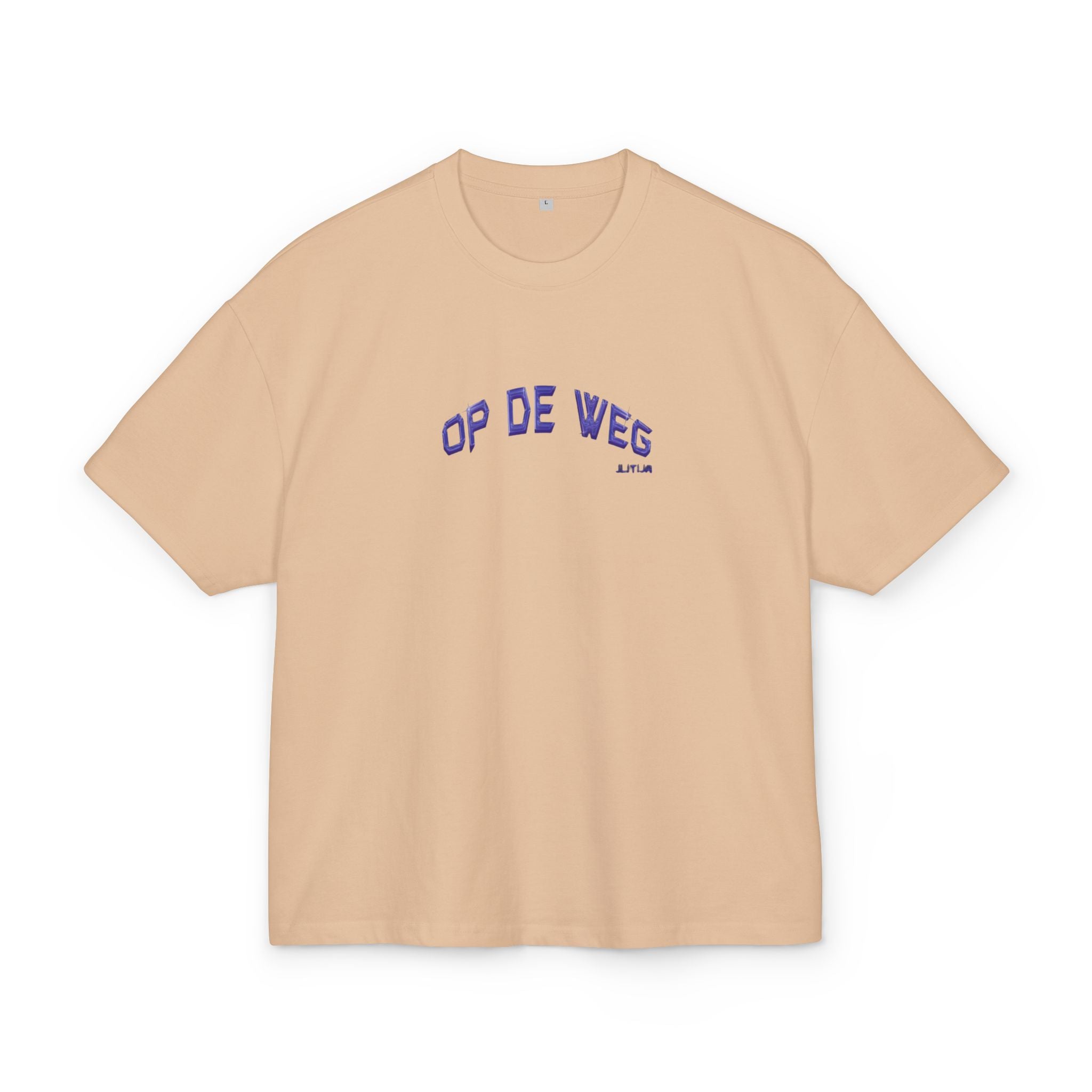'Op de weg' Box Tee
