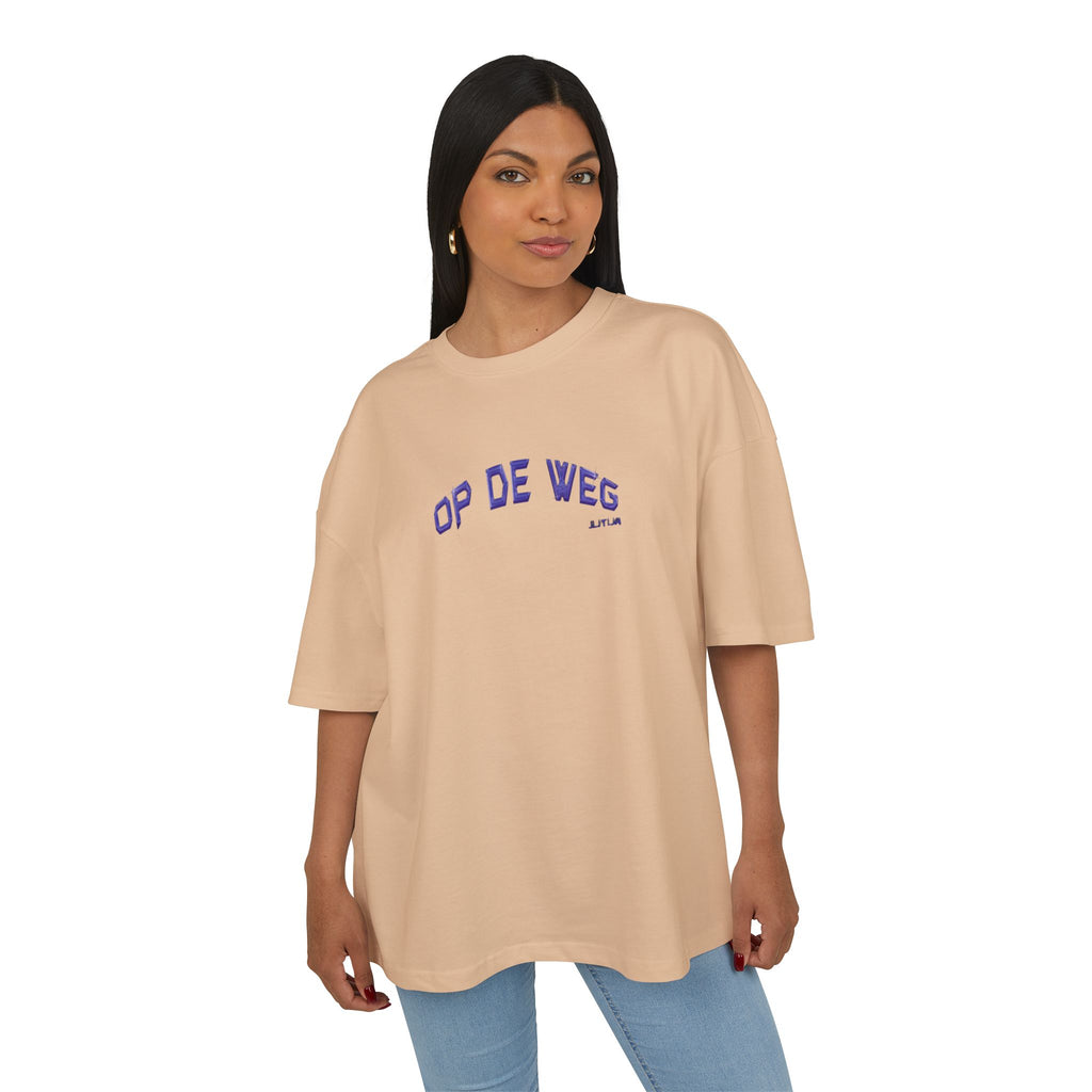 'Op de weg' Box Tee