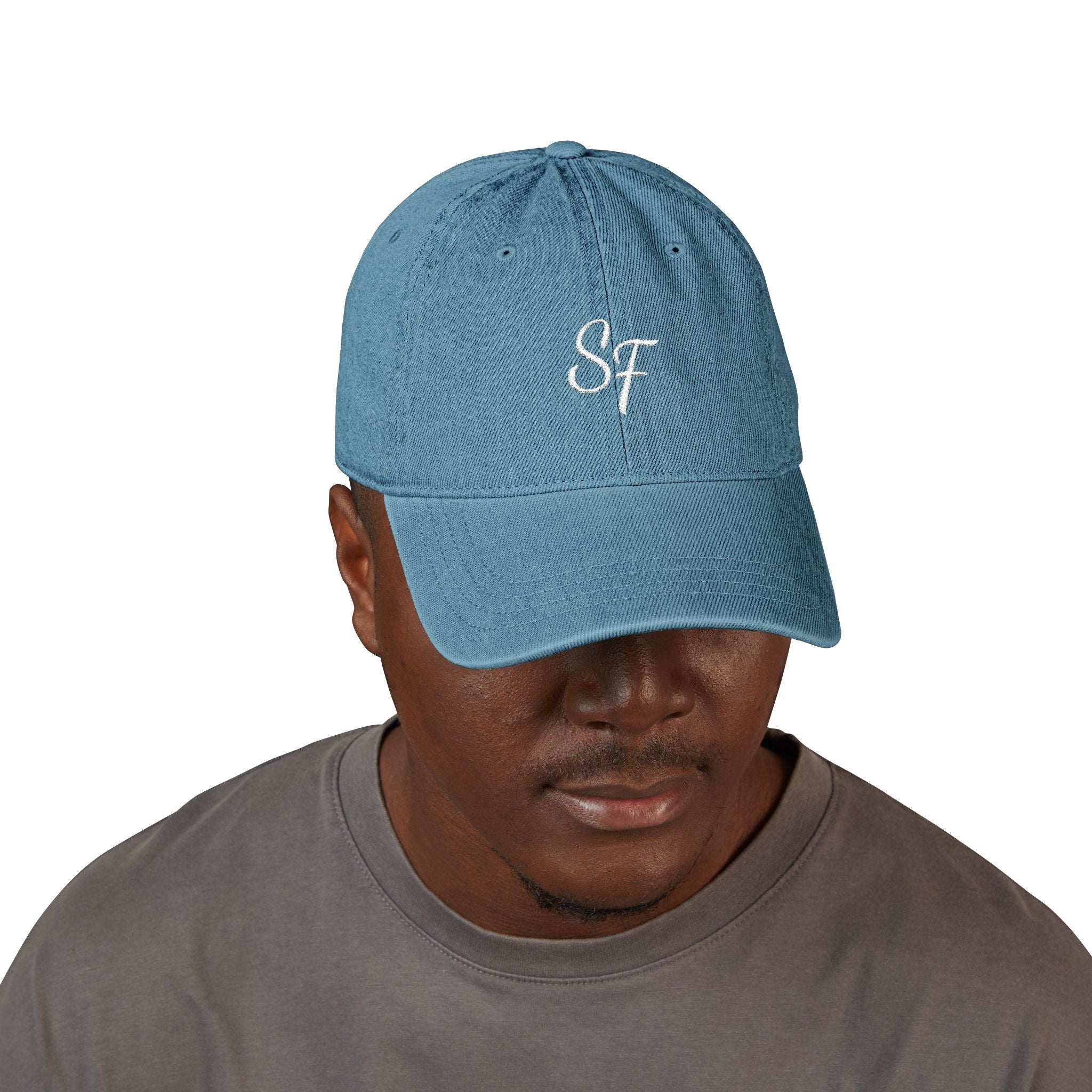 'SF' Denim Cap