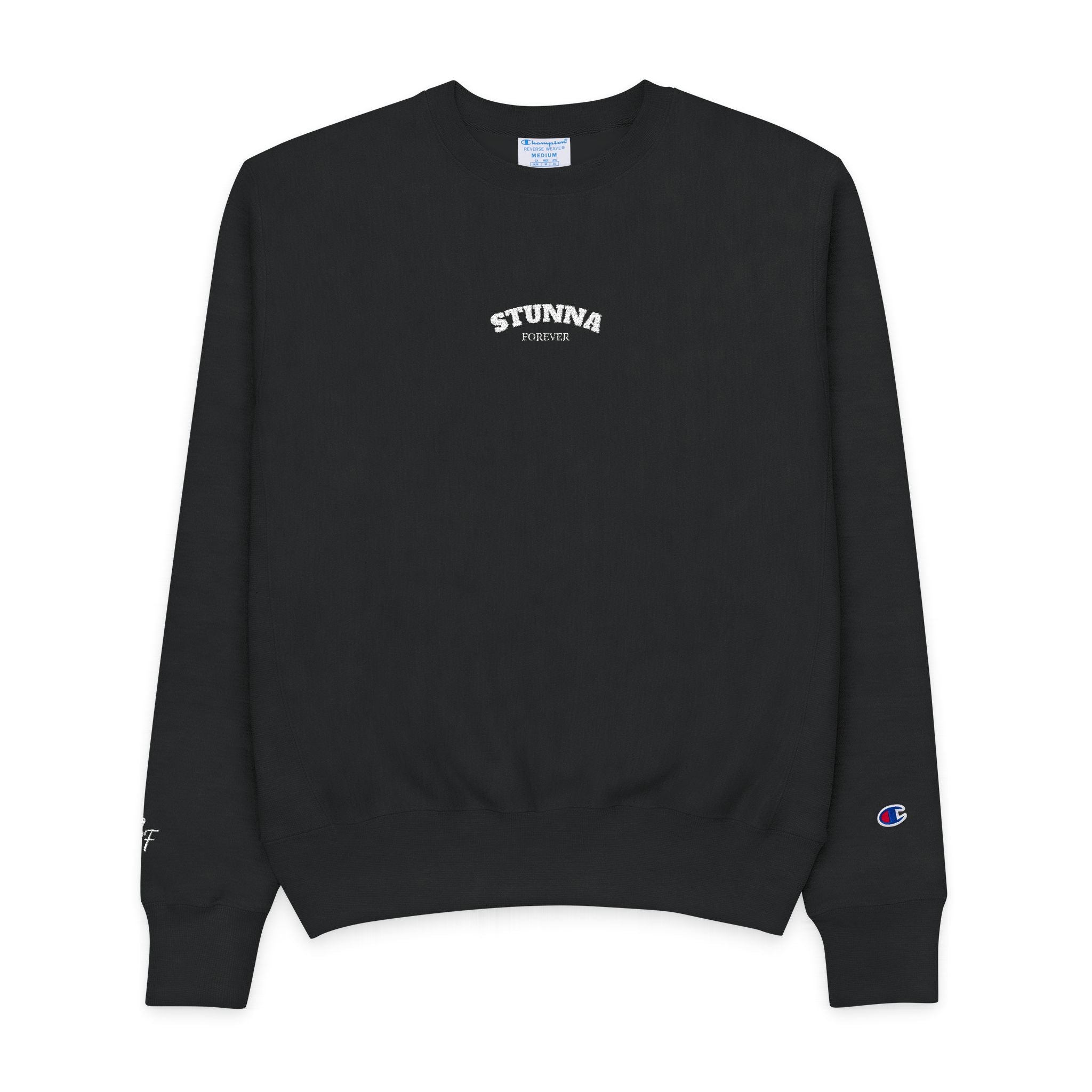 'Stunna x Champion' Embroided Heren Sweatshirt
