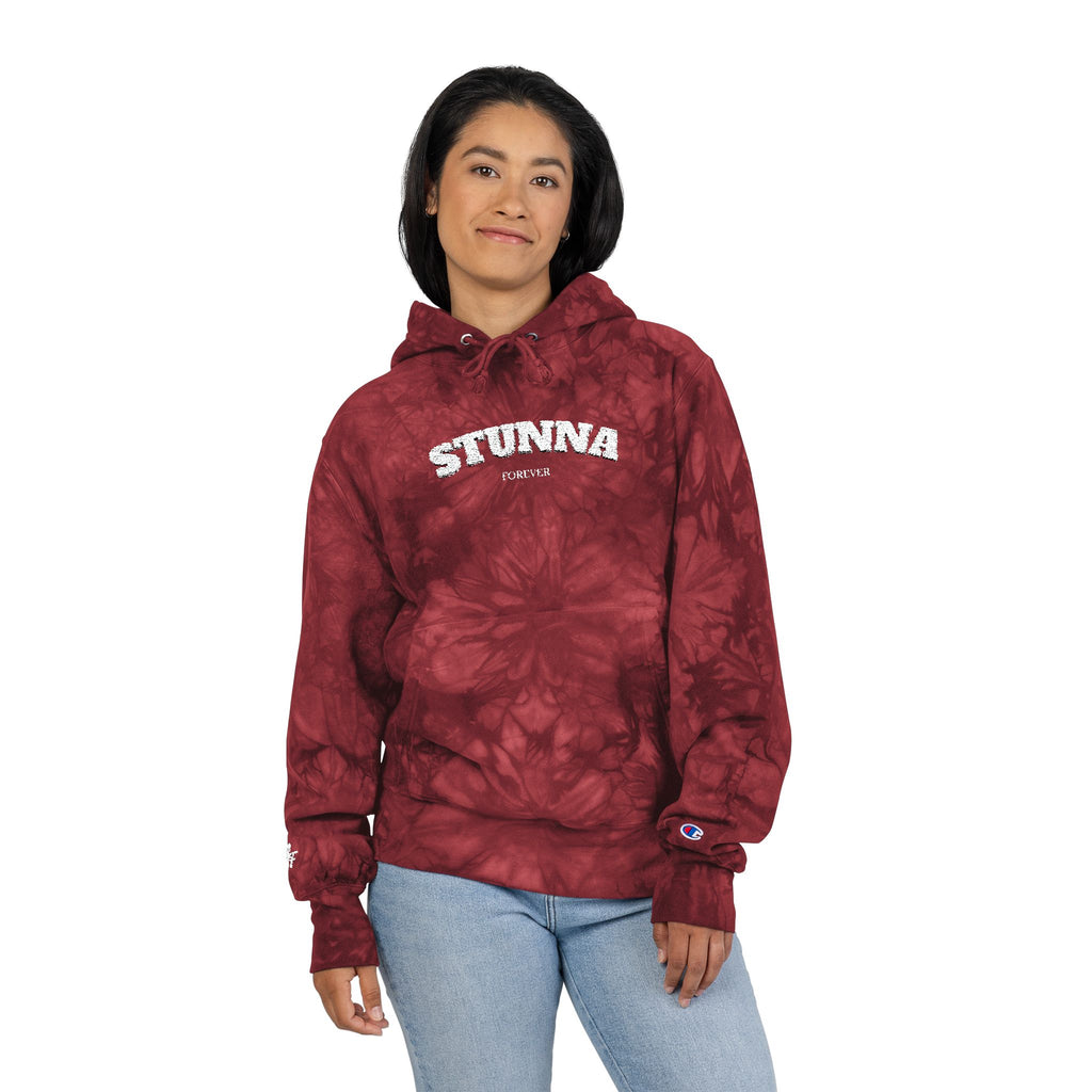 ‘Stunna x Champion’ Tie-Dye Hoodie