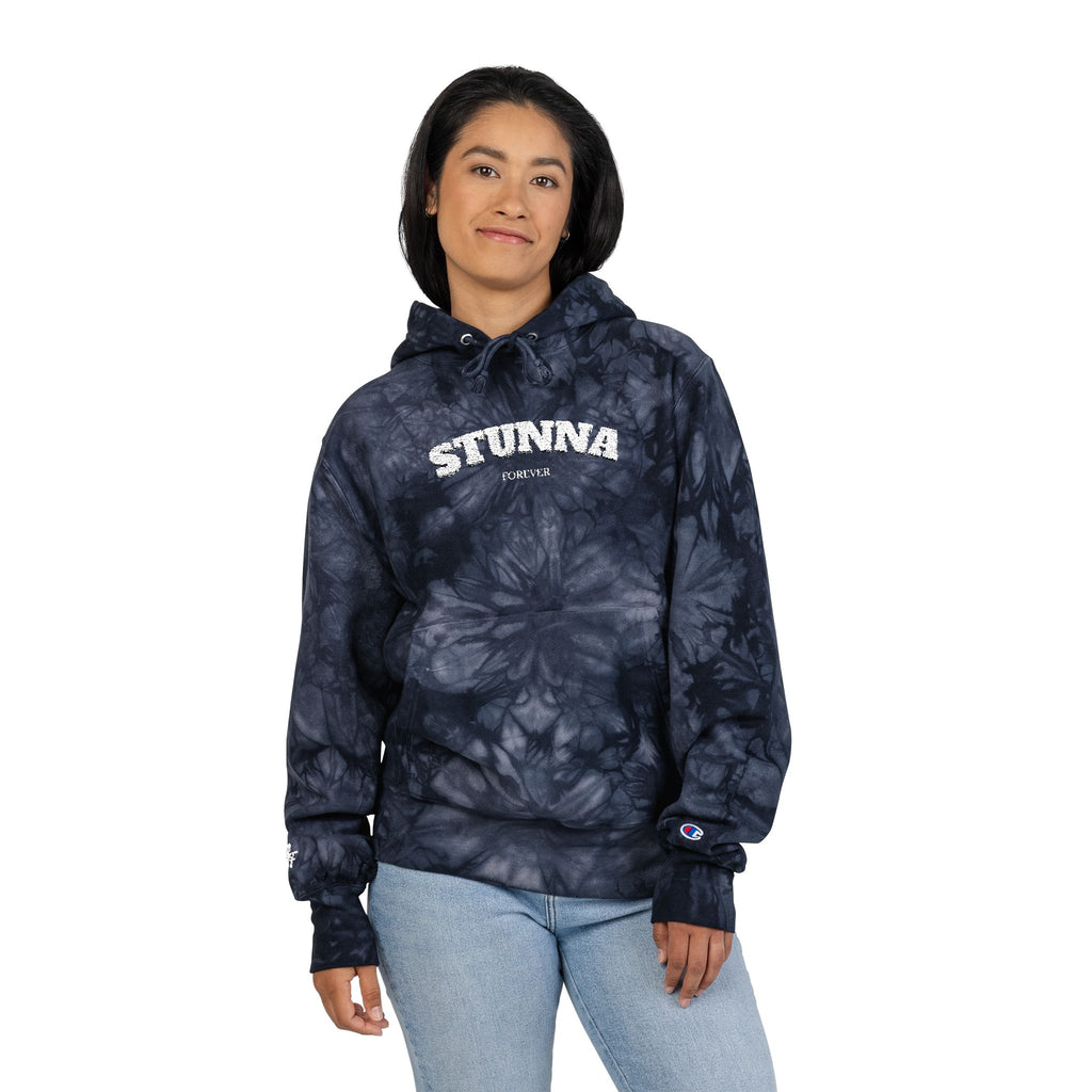 ‘Stunna x Champion’ Tie-Dye Hoodie