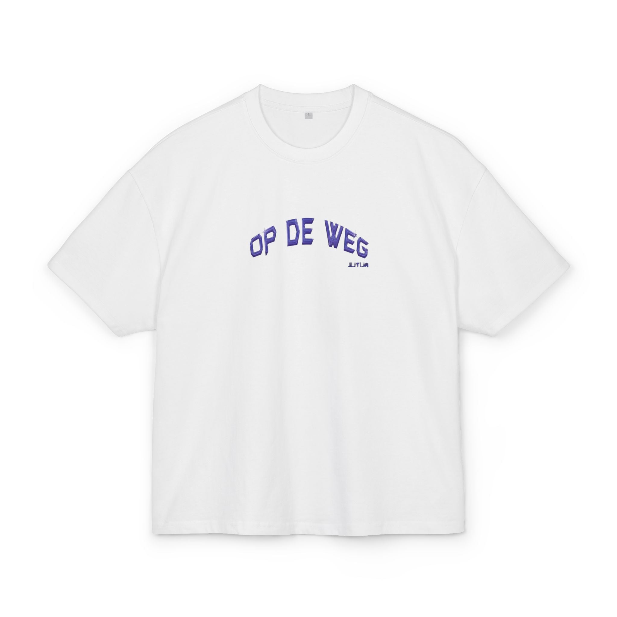 'Op de weg' Box Tee